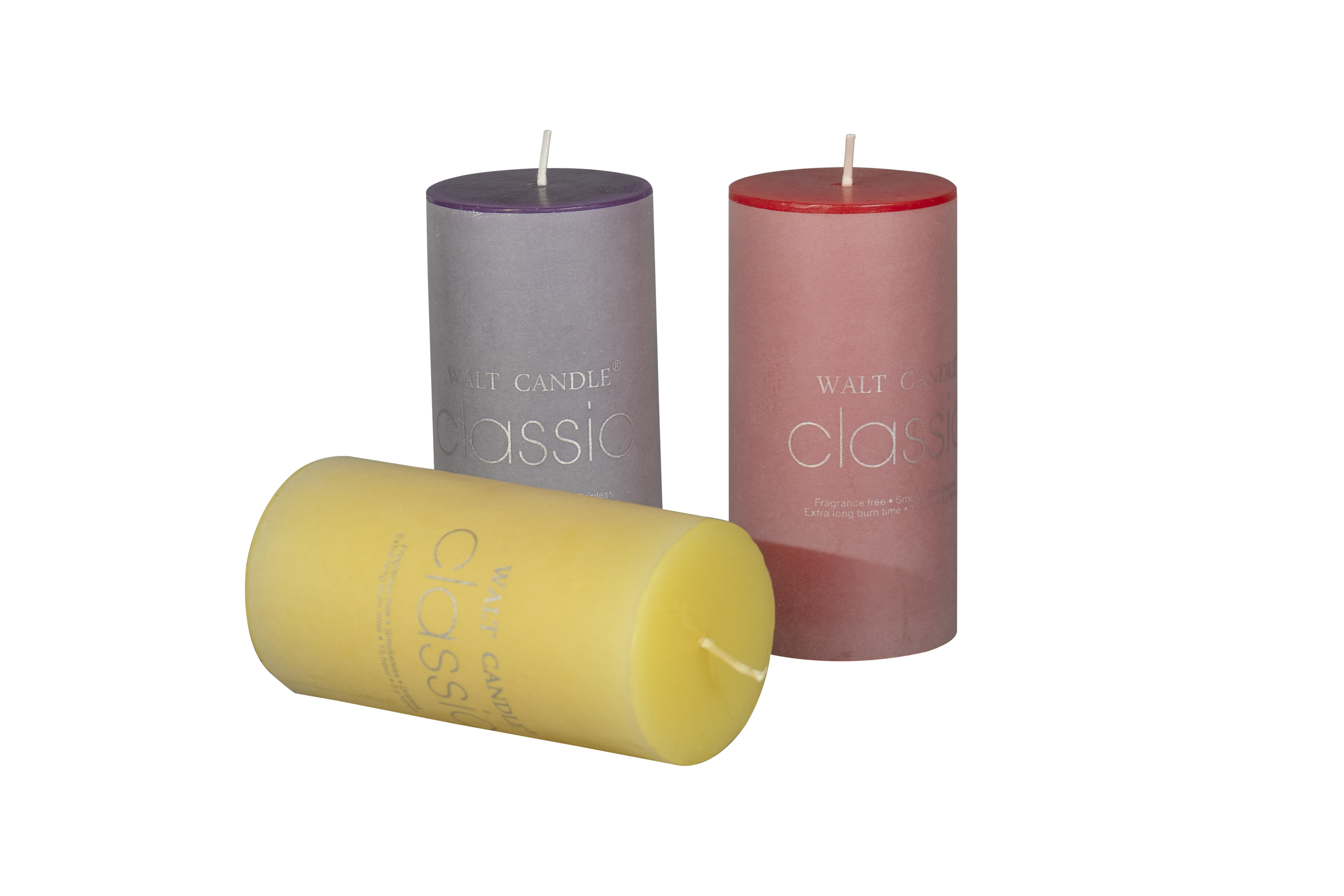 party decorative scented pillar candle with long burning time