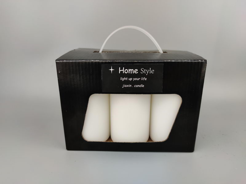 S/6 over-dipping pillar candles