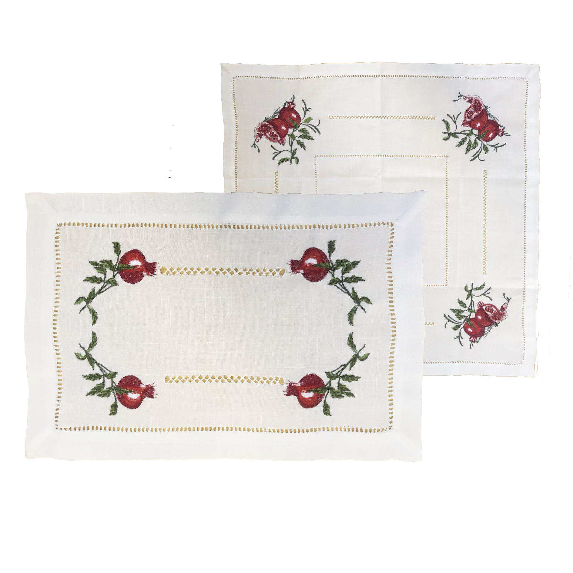 Doilies Pomegrante