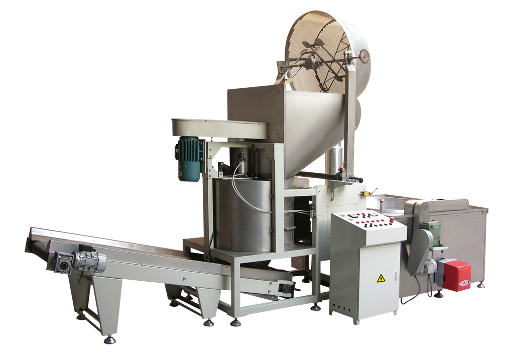 Batch Continuous Fryer Machine