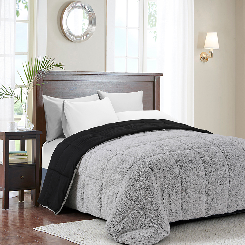 High quality super soft plush quilt