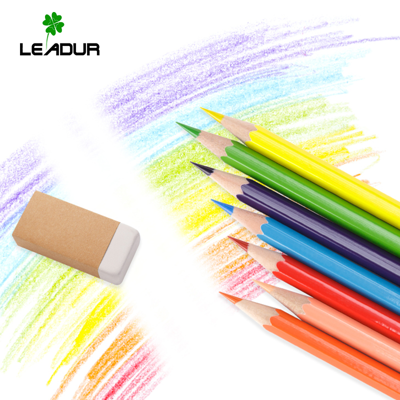 Students hand-painted using erasable color lead
