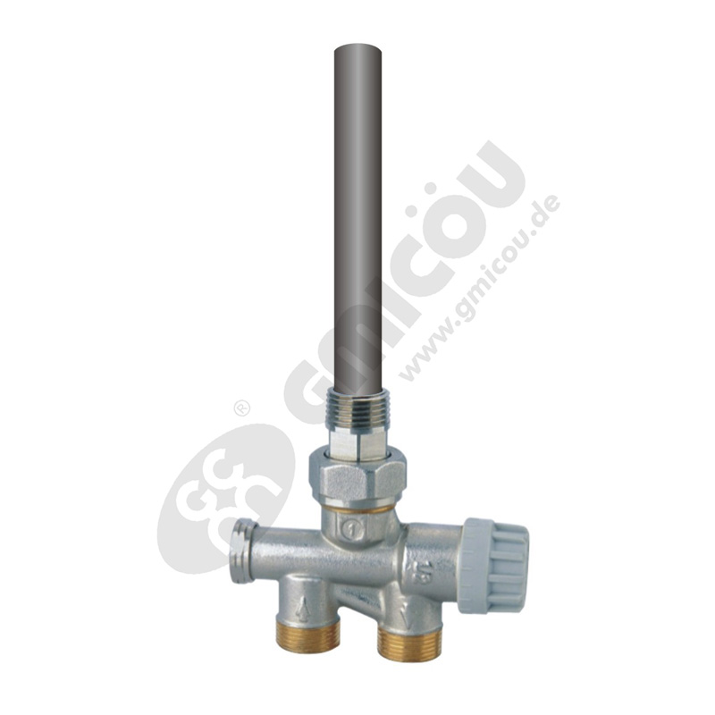F-mode radiator valve with single-double side