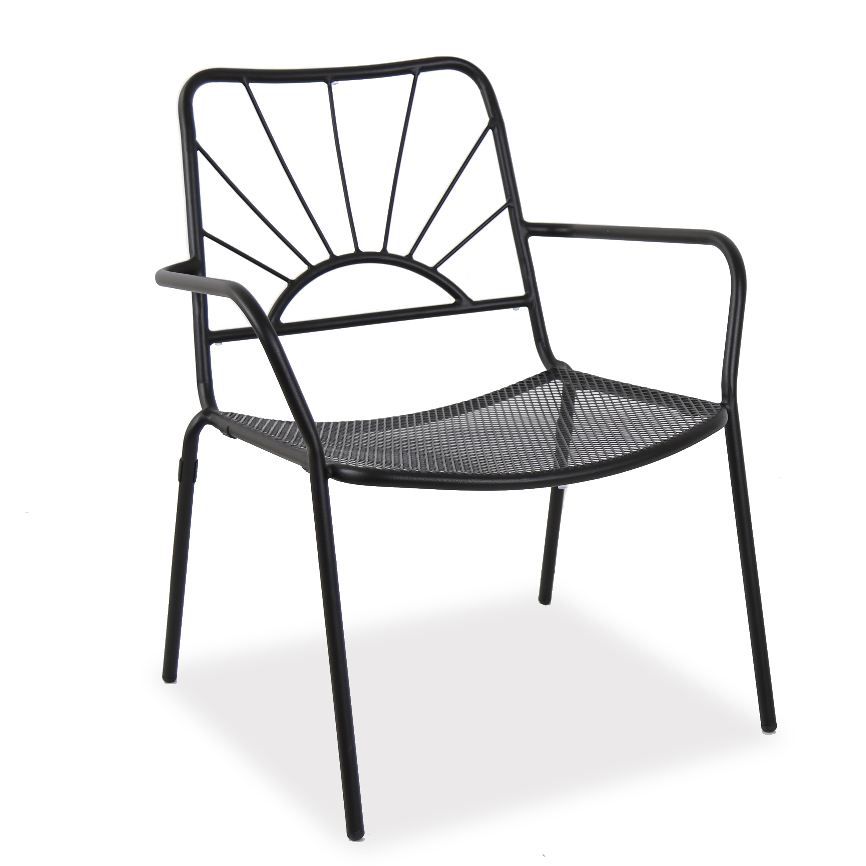 steel lounge chair