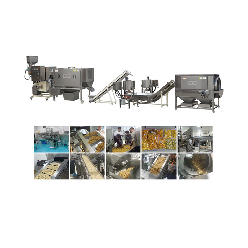 Commercial Automatic Caramel & Savory Popcorn Making Machine Production Line
