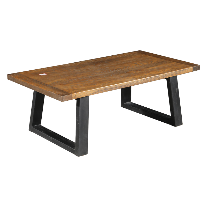 industrial elm coffee table