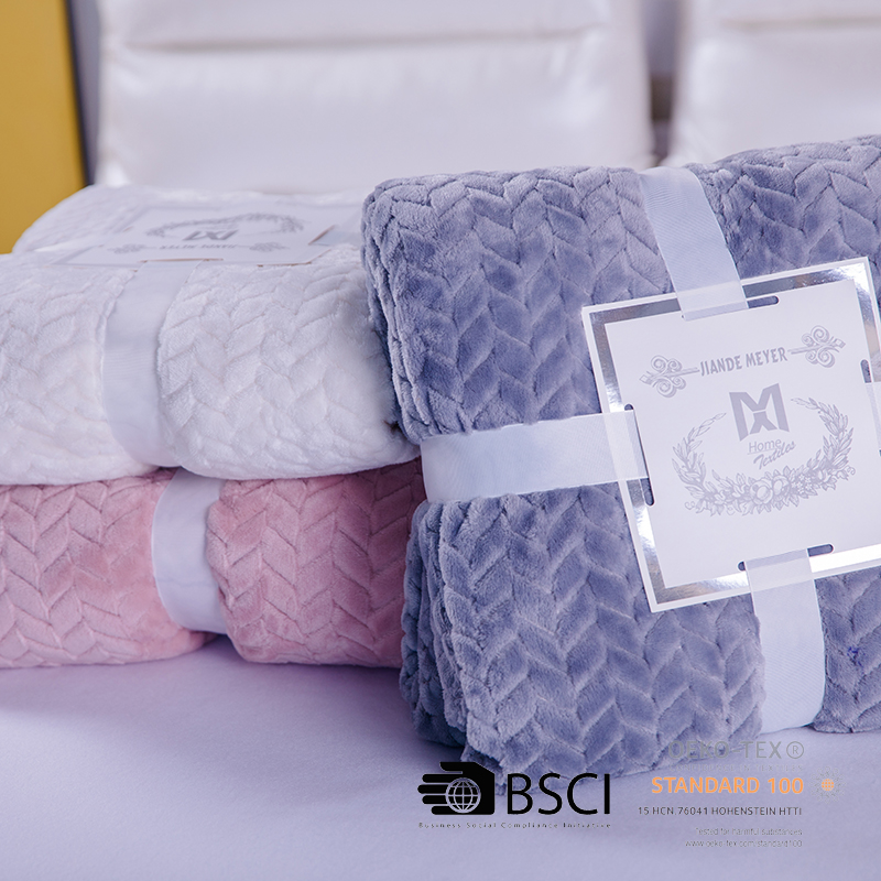 Jacquard Flannel Blanket