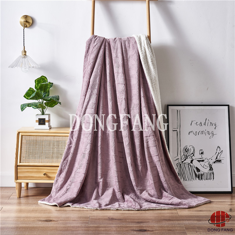 100% polyester soild milk velvet deep emboss