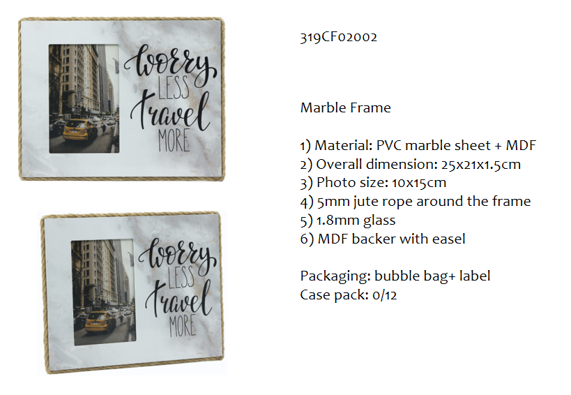 Marble Photo Frame