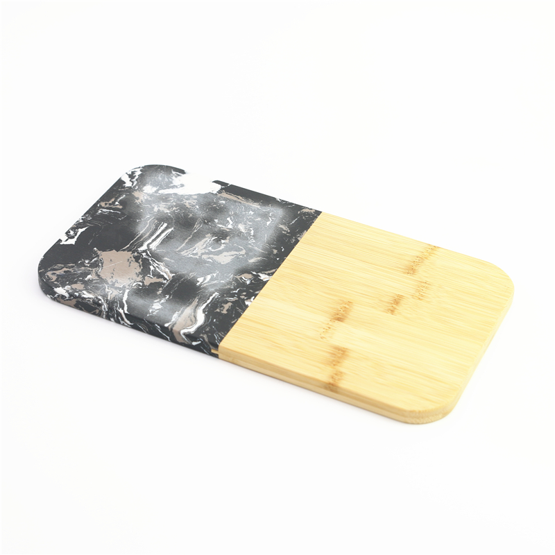 Rectangle Natural Sushi Cheese Restaurant Handcrafted Food Marble Cheese Cutting Board