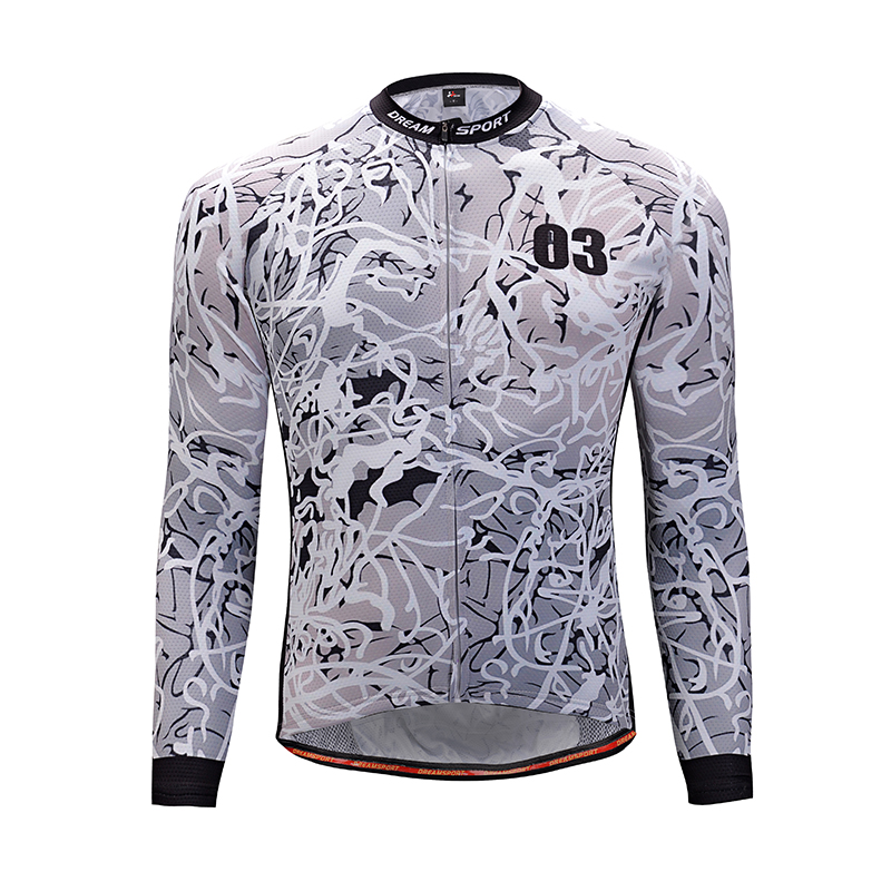 Low MOQ Custom Polyester Fabric Sublimation Printing Quick Dry Breathable Men Women Long Sleeve Cycling Jersey
