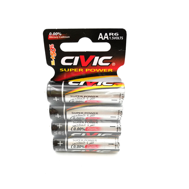 Dry Battery / Zinc Carbon Battery Aa R6 1.5v
