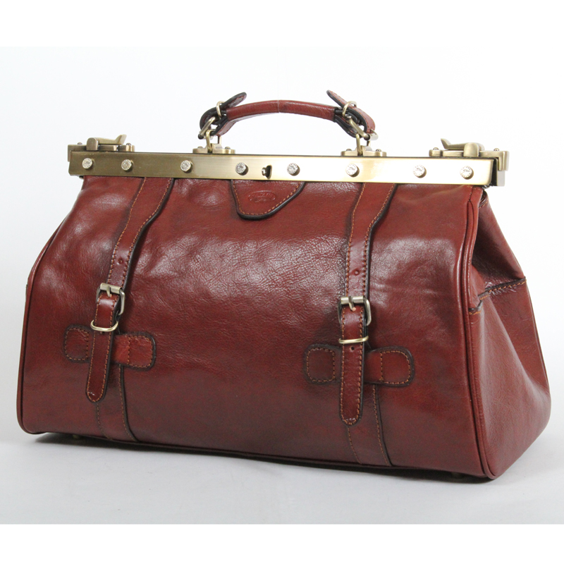Genuine leather travel bag,doctor bag