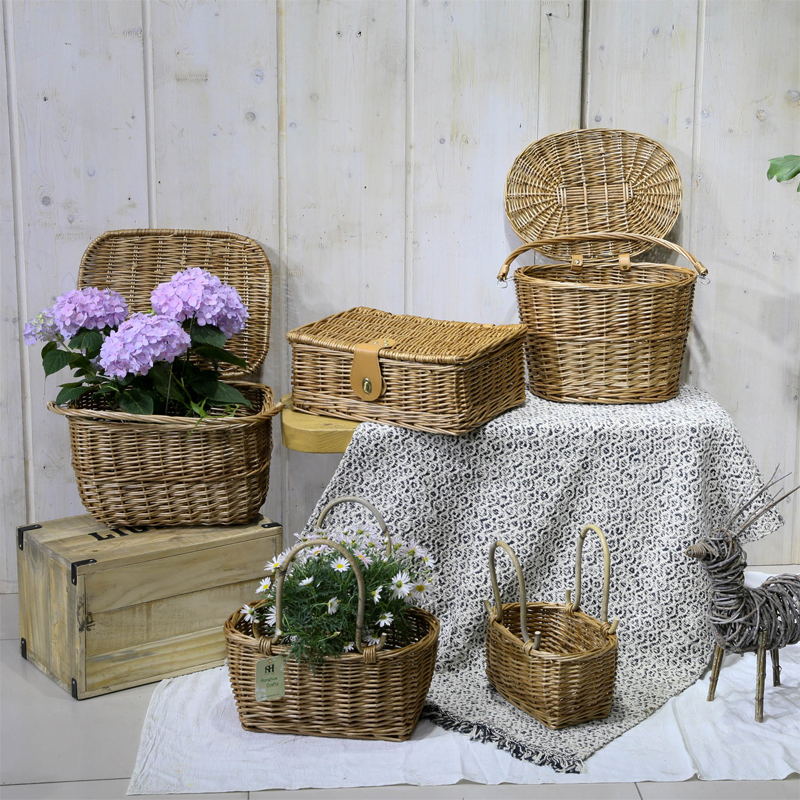 willow wicker picnic basket