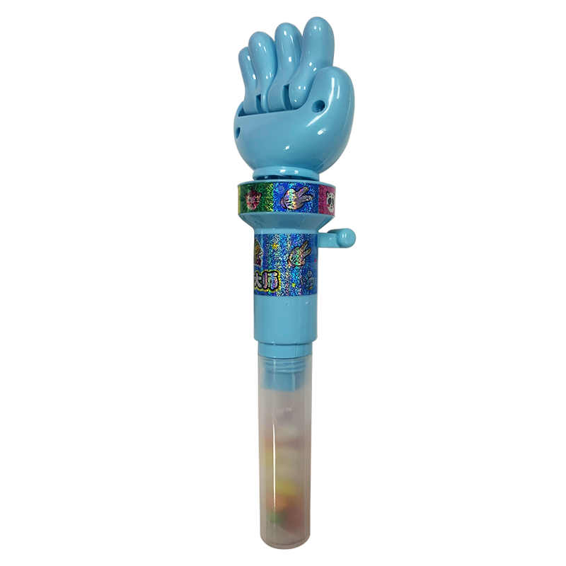 Rock,paper,scissors toy with dextrose candy