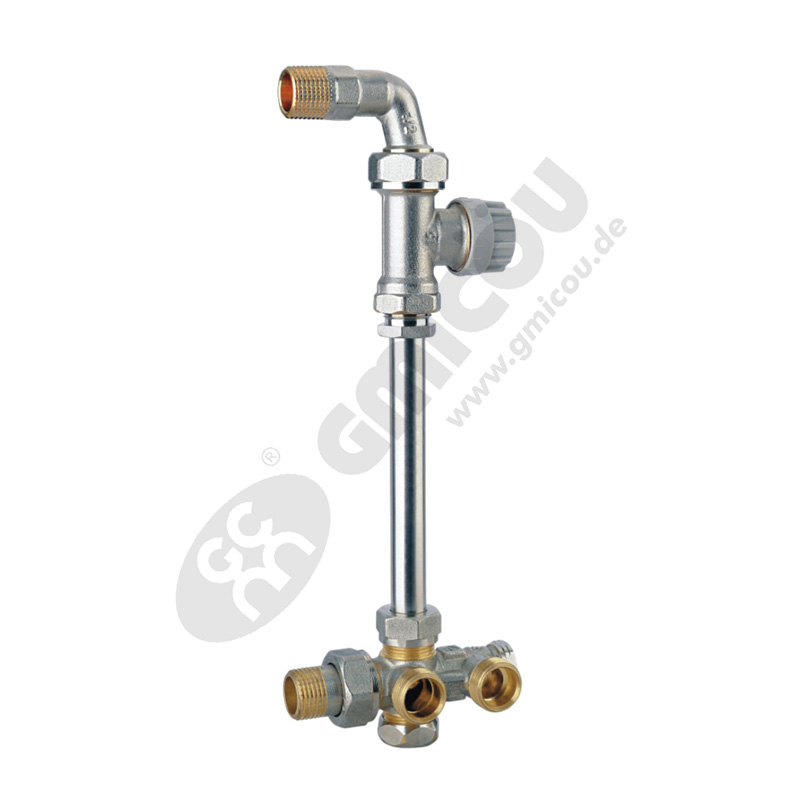 F-mode radiator valve with single-double side