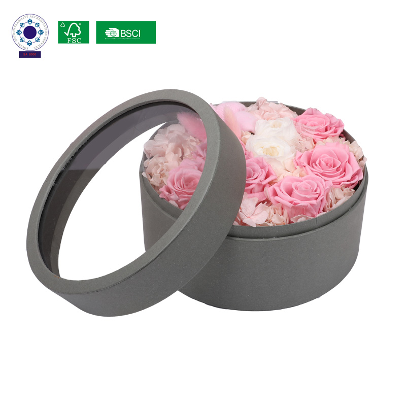 Gift box with window gift box with lid