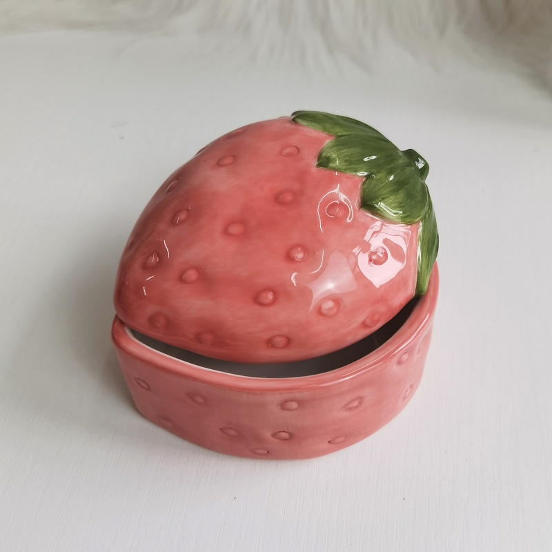 Jewelery Box In Strawberry Shape