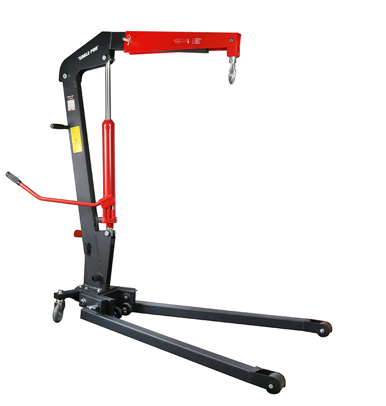 Low profile engine crane