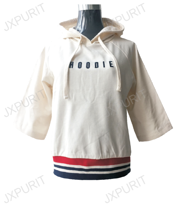 Ladies Half Sleeve Hoody