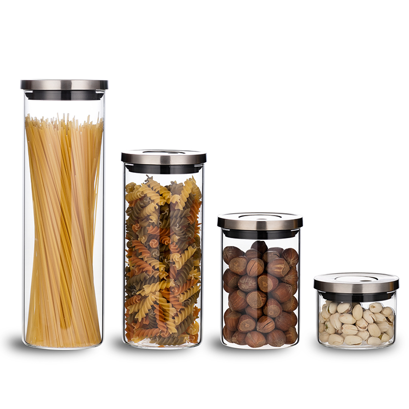 4 Pcs Storage Jar Set