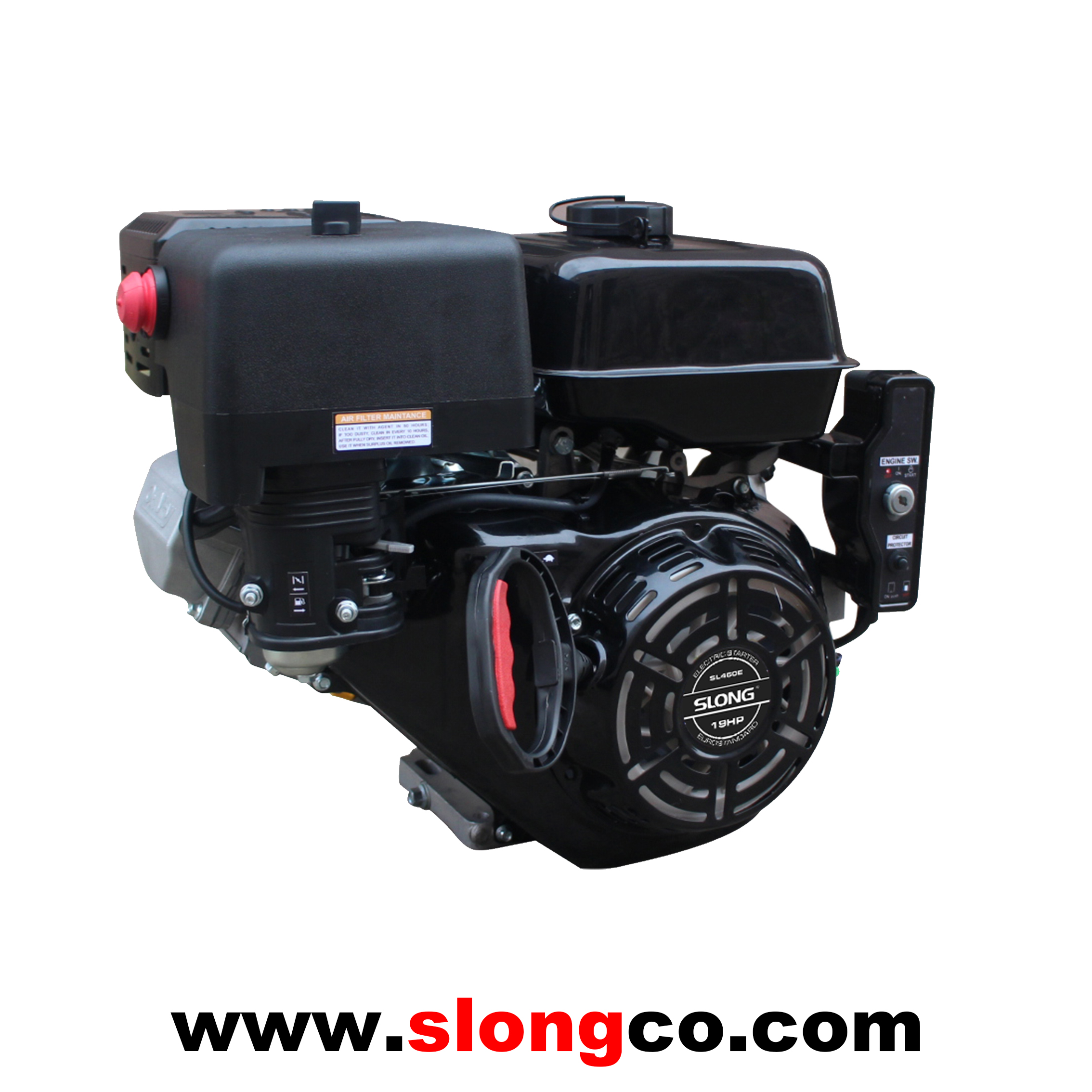 19Hp gasoline engine SLONG brand with DC charger coil