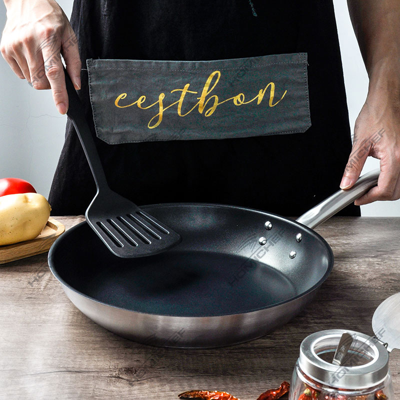 Devine stainless steel frying pan