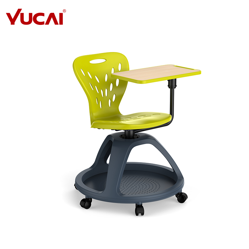 robotic conference chair with a small table top