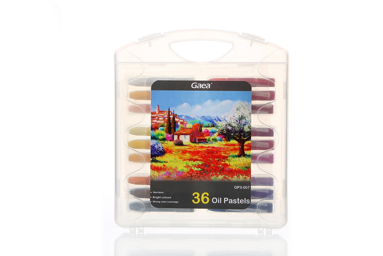 24 color oil pastel