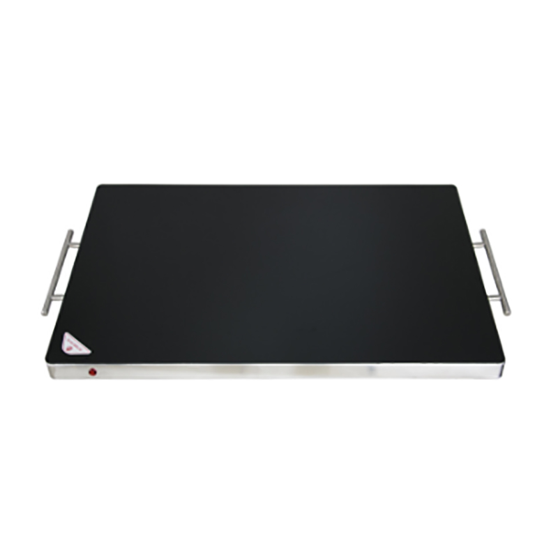 Food glass warm tray