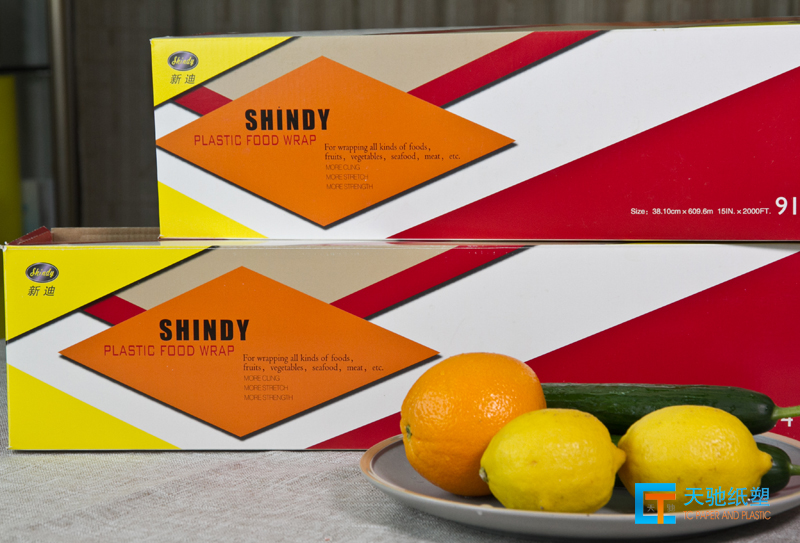 Soft PVC Cling Film With Good Strength In Cutter Box