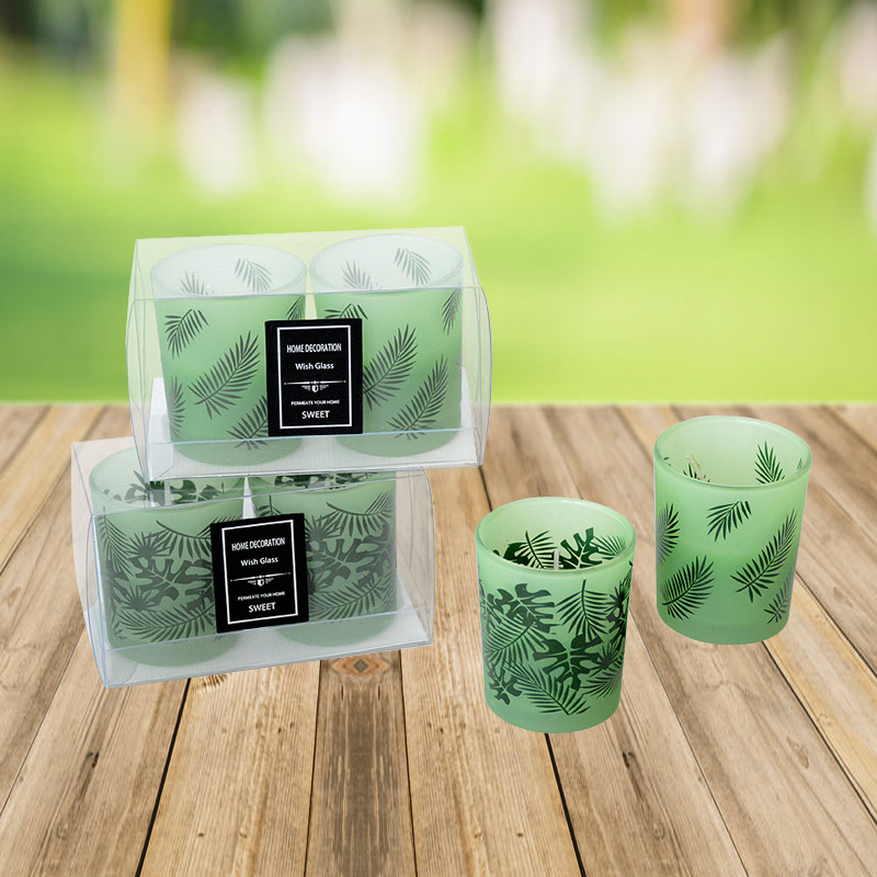 glass candle gift set