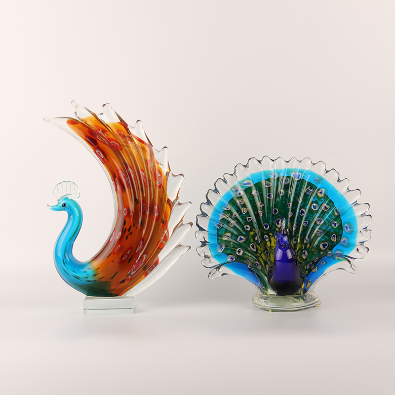 glass peacock