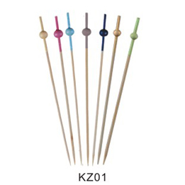 Bamboo bead skewer