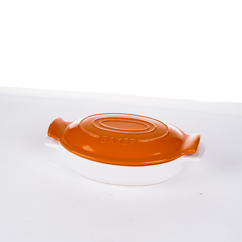 Set of 2 oval shape baker