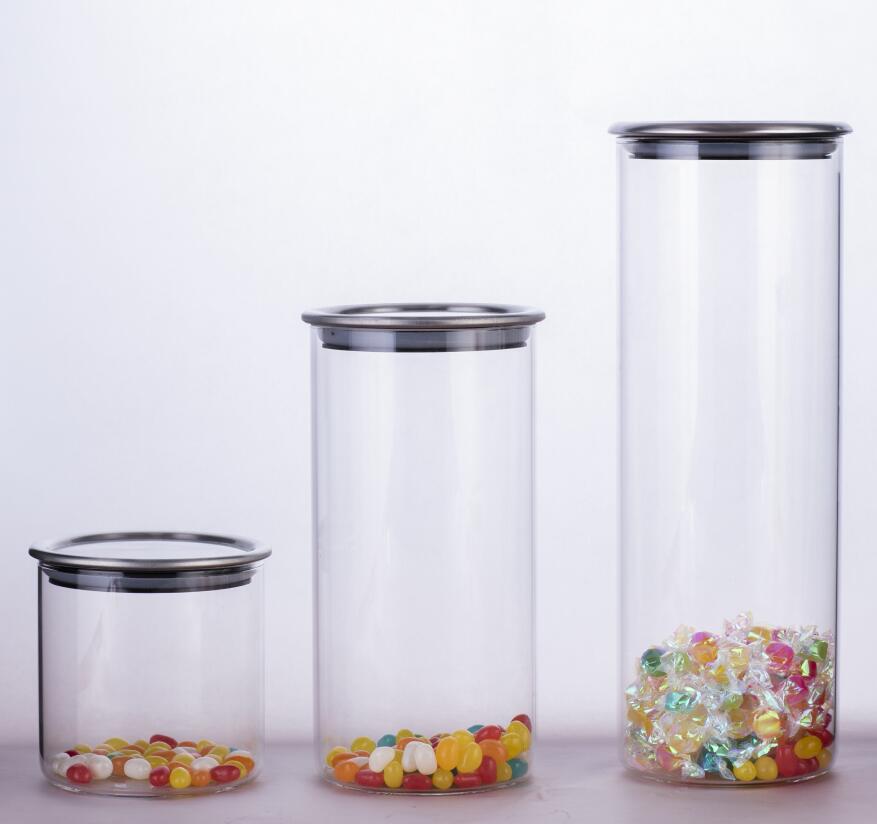 Glass Storage Jar with SS Lid