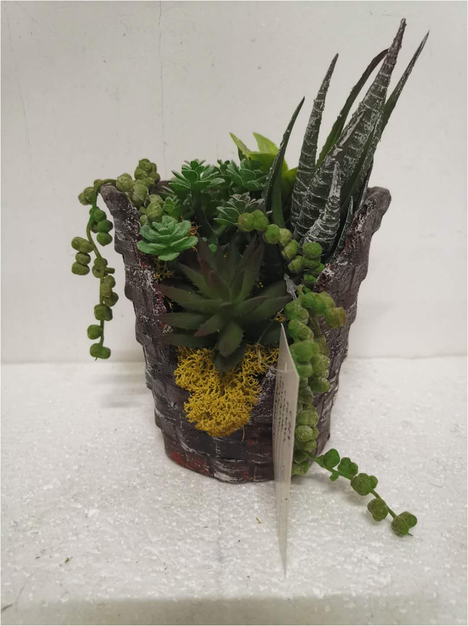 artificial flower pot