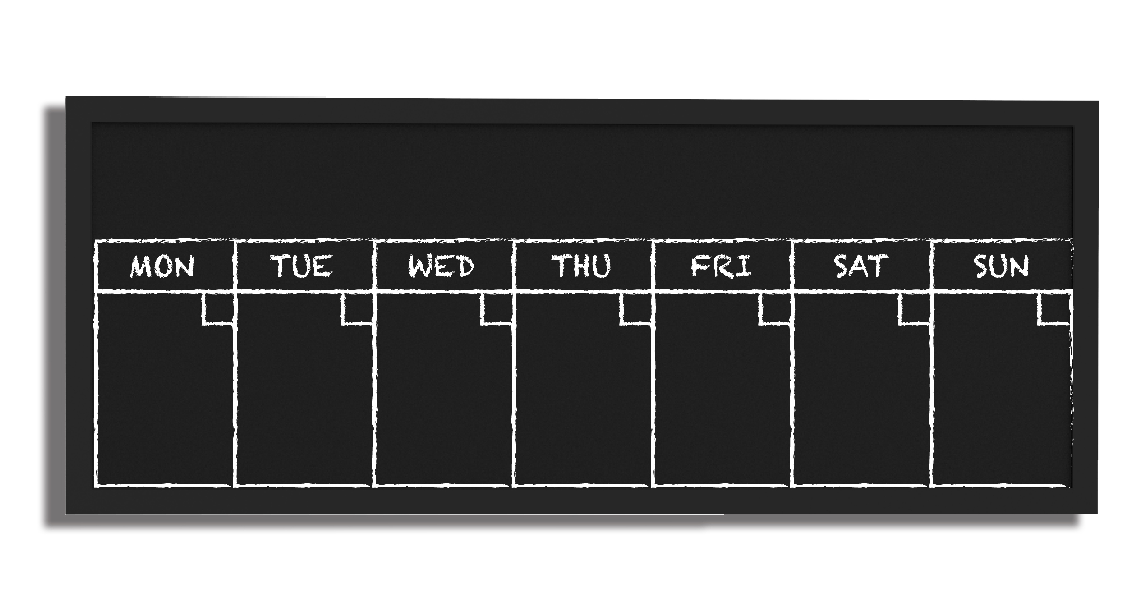 Wooden frame writing board
