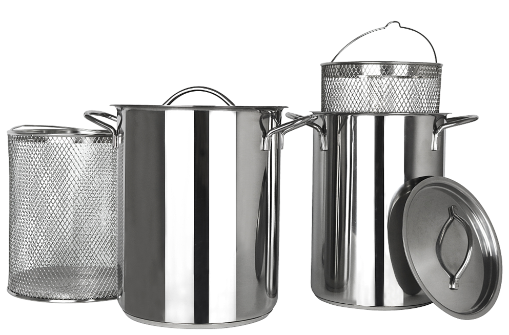 Stainless steel asparagus pot