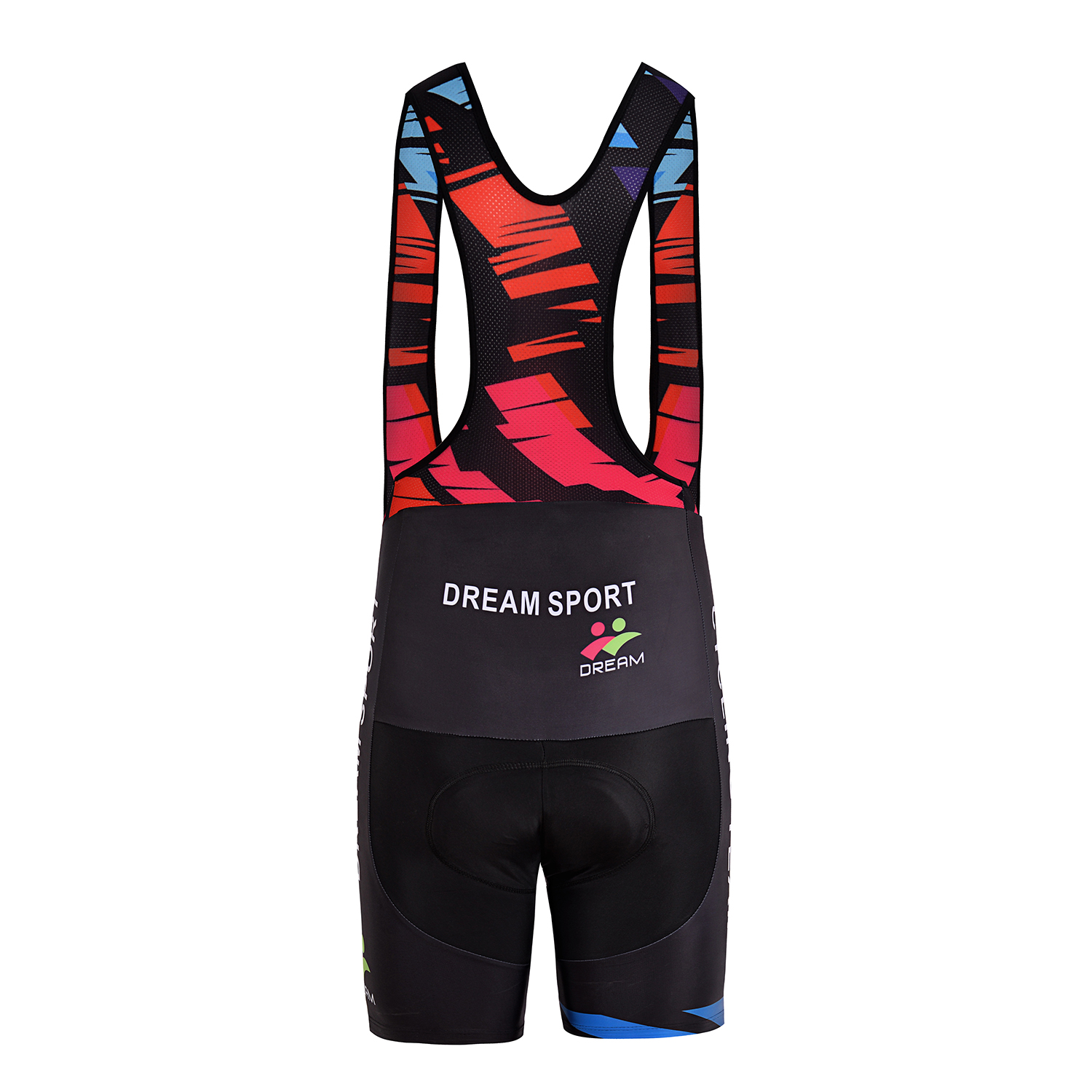 MOQ 10pcs Sublimation Printing Dry Fit Breathable Lycra Fabric Summer Padding Cycling Bibshort