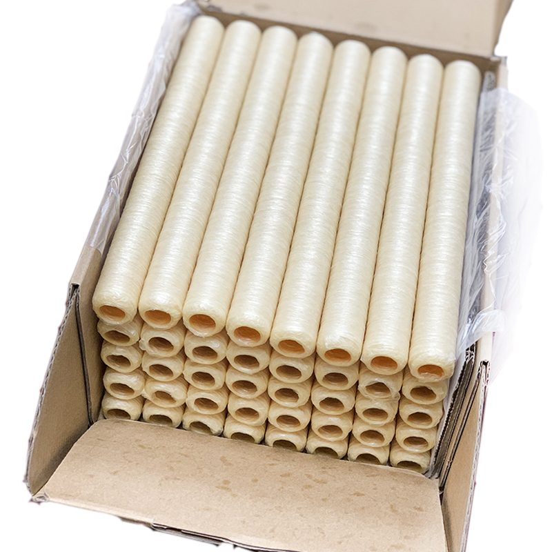 Smoked and steamed cooking collagen casing