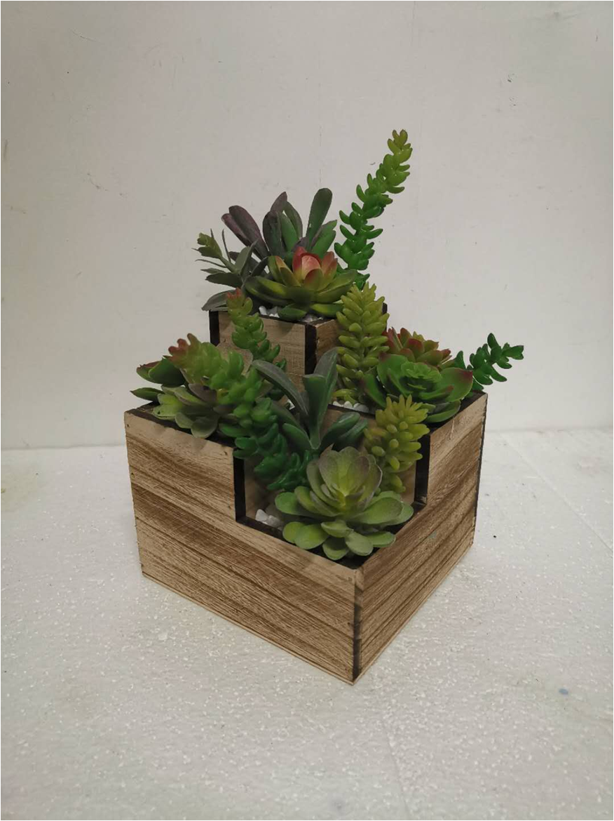 artificial flower pot