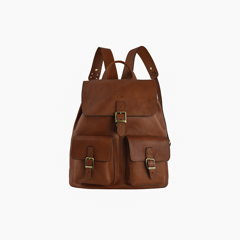 Genuine leather backpack