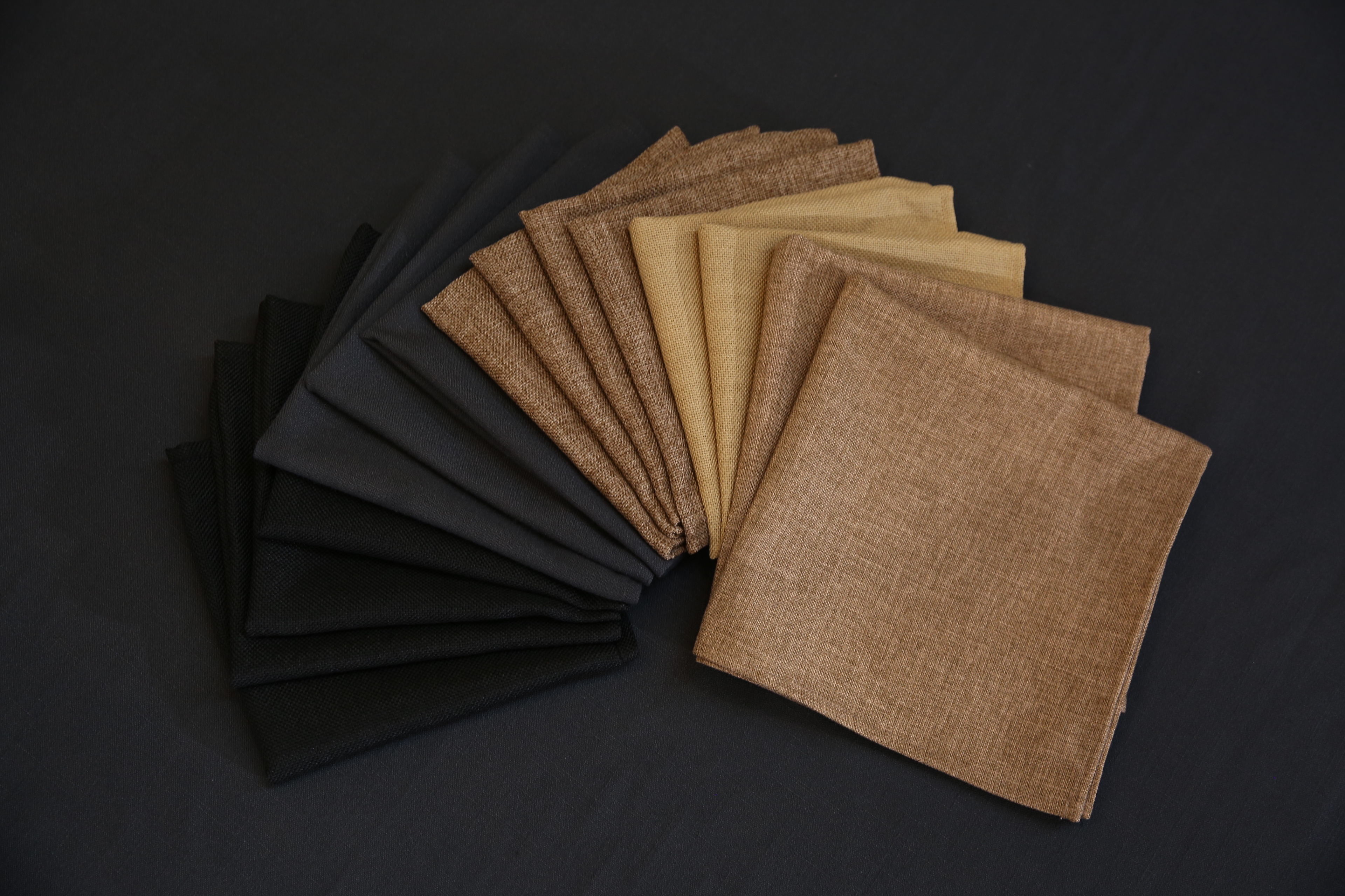 100% polyester burlap napkin