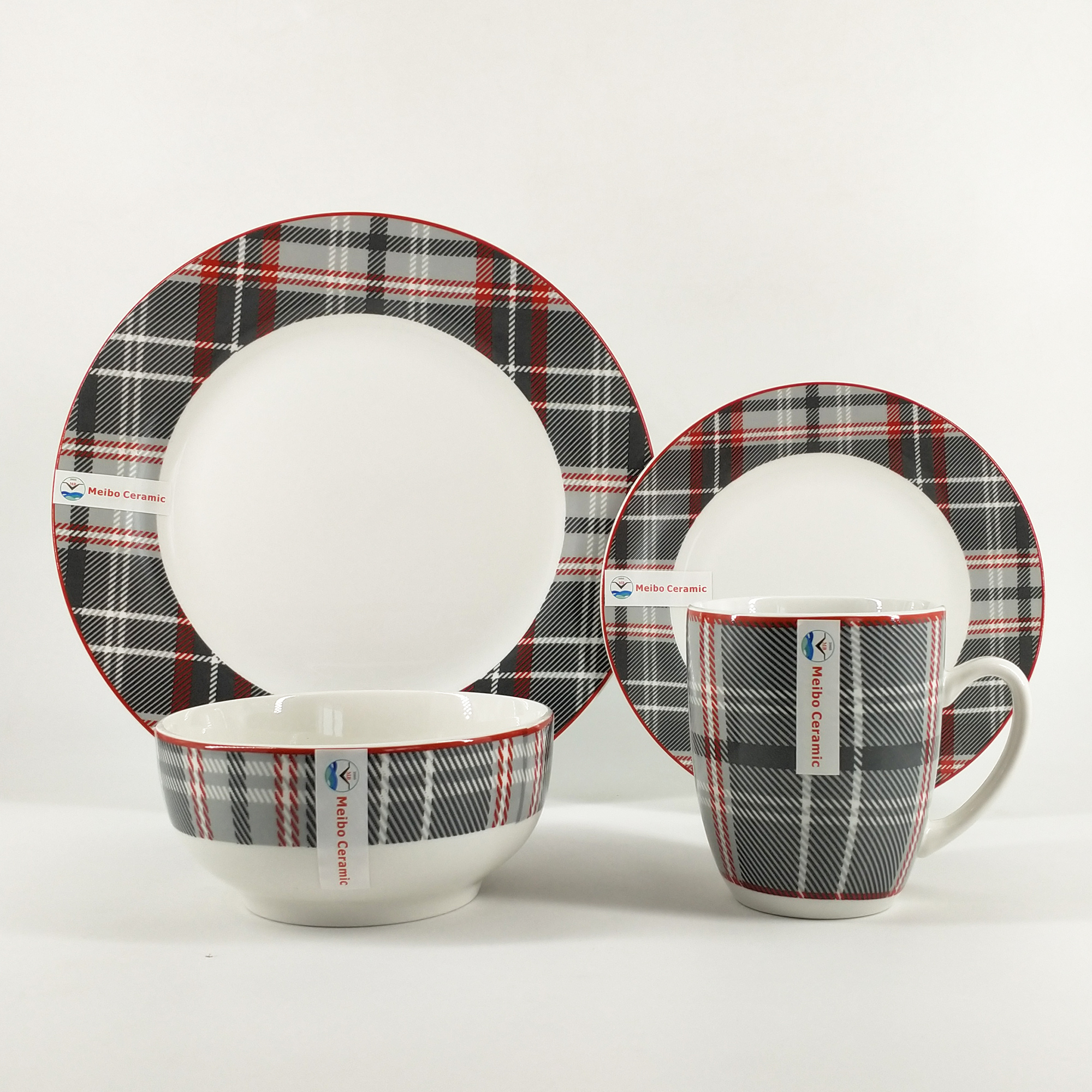 decoration firing design porcelain 16 dinnerware set