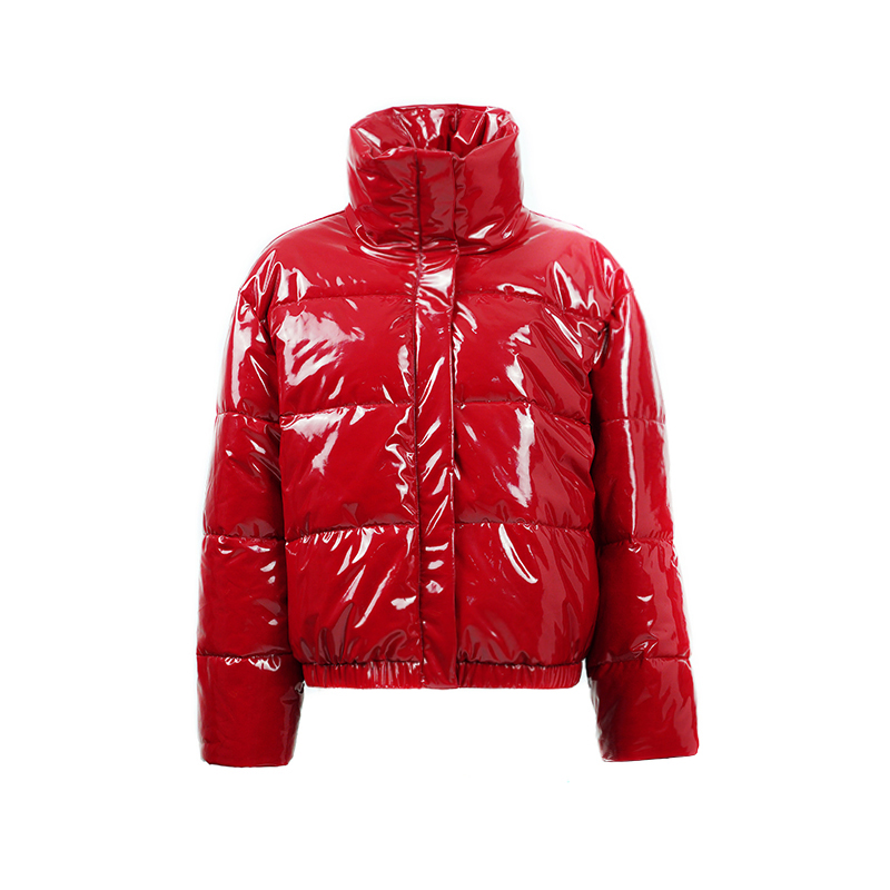 Ladies' PU Warm Coat Women Ladys Lady Padding Down Jacket