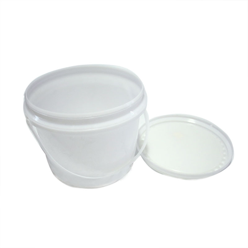 Wholesale 8 Liter White Plastic Buckets with Lid