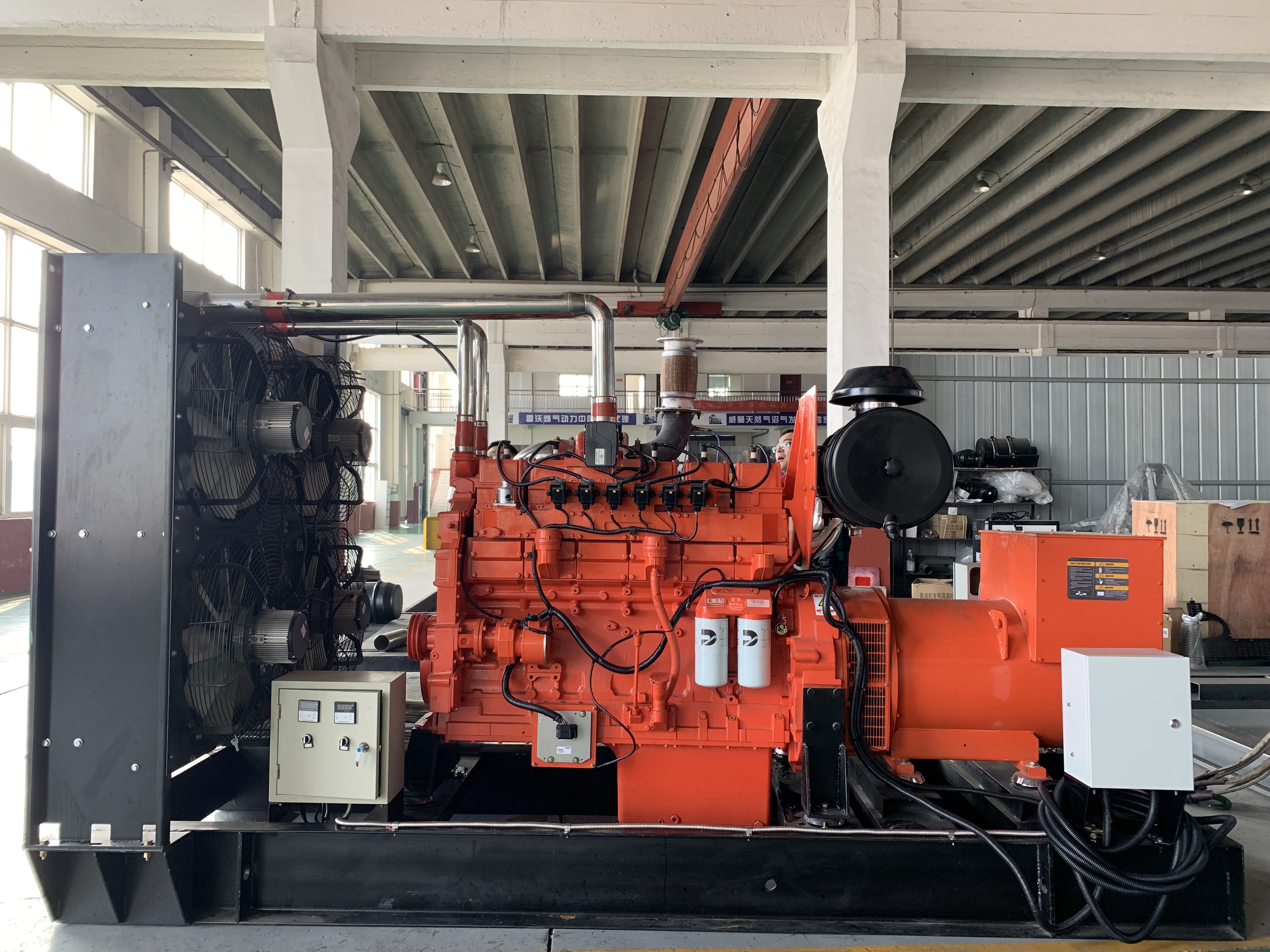 300kW Cummins biogas generator