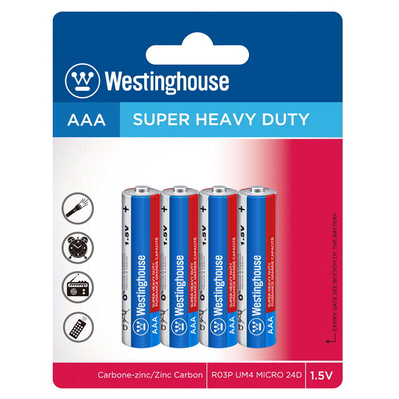 Zinc Carbon Battery WZ-FS-R03P-BP4W