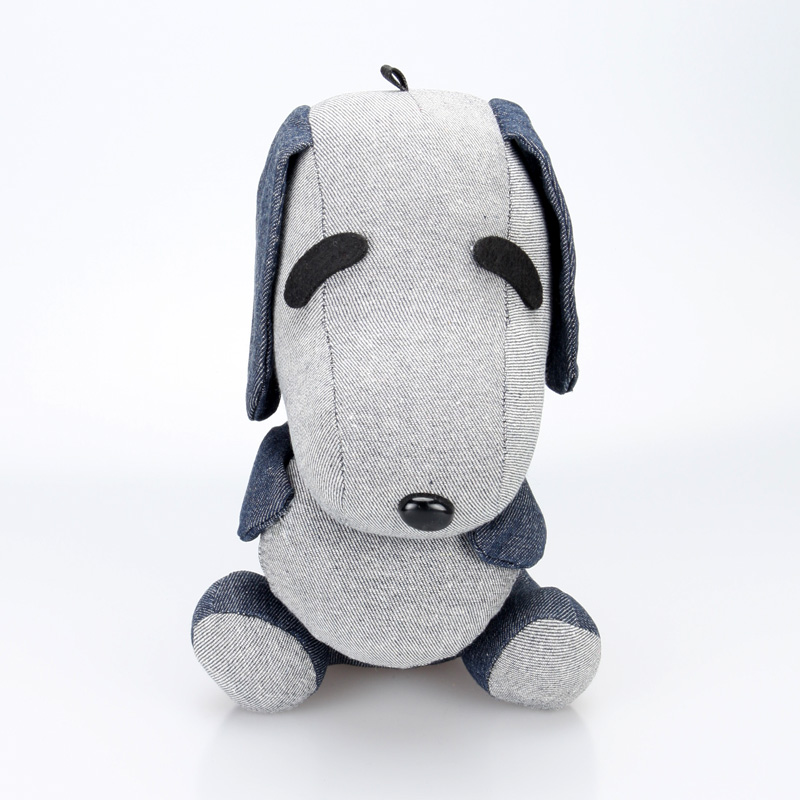 Jean Stuffed Dog toy for home decoration